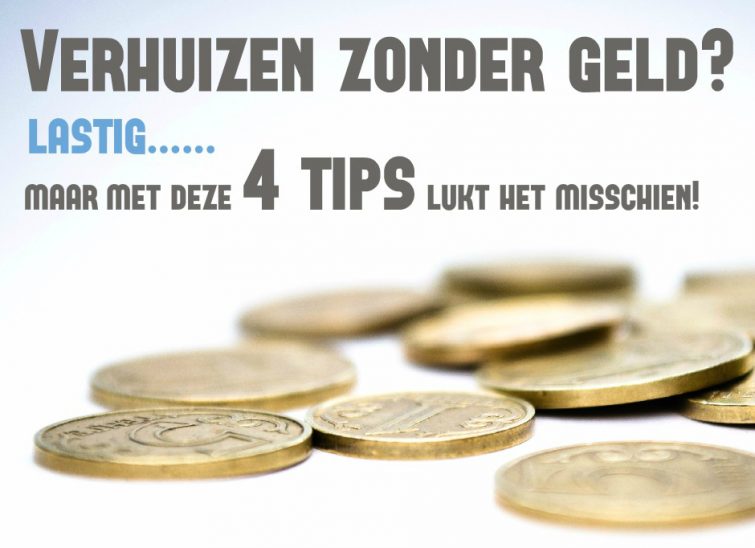 verhuizen zonder geld